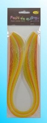 Opakowanie Paski do quillingu 10mmx50cm żółte 100szt