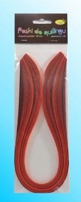 Opakowanie Paski do quillingu 3mmx50cm czerwone 100szt