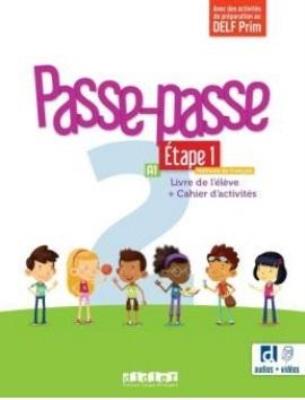 Passe-Passe 2 etape 1 podręcznik + ćwiczenia + app. Autor:   Praca zbiorowa. SmakLiter.pl Okładka książki Passe-Passe 2 etape 1 podręcznik + ćwiczenia + app