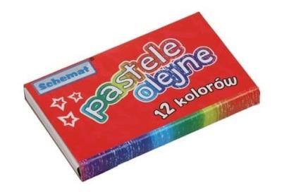 Opakowanie Pastele olejne 12 kolorów
