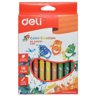 Opakowanie Pastele olejne Color Emotion 18 kolorów DELI