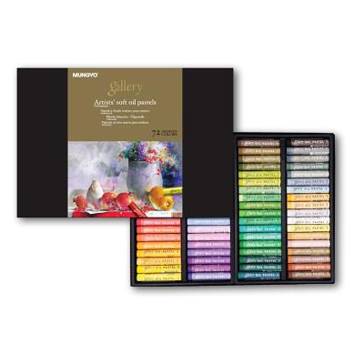Pastele olejne miękkie Gallery 72szt MUNGYO. Wydawca: Mungyo. SmakLiter.pl Opakowanie Pastele olejne miękkie Gallery 72szt MUNGYO