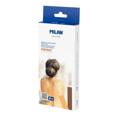 Opakowanie Pastele suche miękkie w kartonowym opakowaniu 12 kolorów portretowe