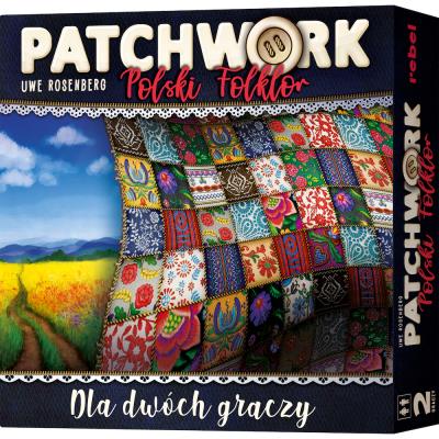 Patchwork: Polski folklor REBEL. Autor: Rosenberg Uwe. SmakLiter.pl Okładka książki Patchwork: Polski folklor REBEL