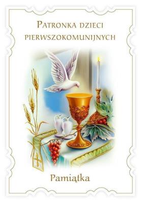Patronka dzieci pierwszokomunijnych - św.Imelda. Autor: Mary Fabyan Windeatt. SmakLiter.pl Okładka książki Patronka dzieci pierwszokomunijnych - św.Imelda