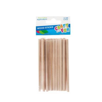 Opakowanie Patyczki drewniane naturalne 15szt