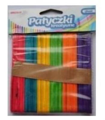 Opakowanie Patyczki kreatywne Jumbo 11,4cm 50szt