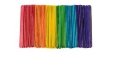 Opakowanie Patyczki kreatywne kolorowe 17,8cm 80szt