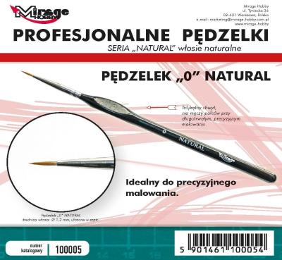 Opakowanie Pędzelek natural 0