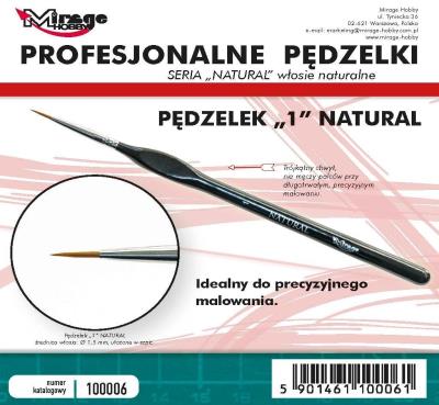 Opakowanie Pędzelek natural 1
