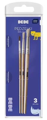 Opakowanie Pędzelki drewniane 3szt BB Kids