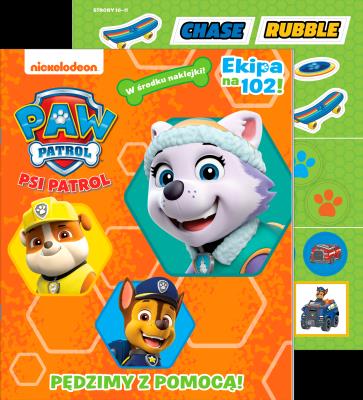 Okładka książki Pędzimy z pomocą! Psi Patrol. Ekipa na 102!