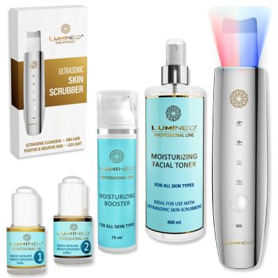 Opakowanie Peeling kawitacyjny 5w1 LUMINEO mega zestaw nawilżający