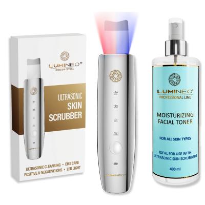 Opakowanie Peeling Kawitacyjny Led + tonik nawilżający LUMINEO