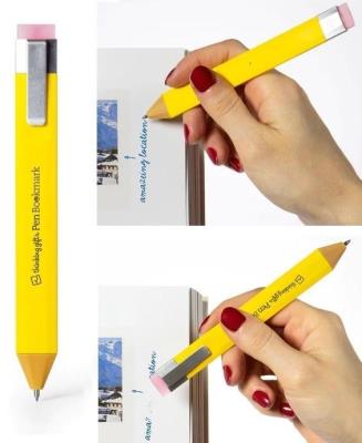 Opakowanie Pen Boomkark - zakładka długopis - Yellow - Żółty