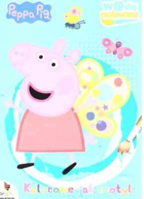 Okładka książki Peppa Pig. Kolorowe jak motyle