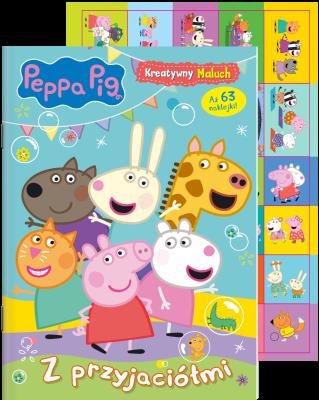 Okładka książki Peppa Pig. Kreatywny Maluch cz. 8 Z przyjaciółmi