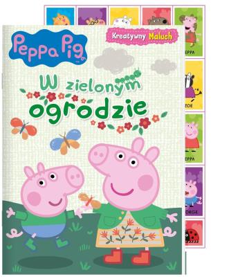 Okładka książki Peppa Pig. Kreatywny maluch. W zielonym ogrodzie