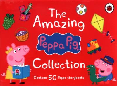 Opakowanie Peppa Pig The Amazing Collection 1-50 Red Box