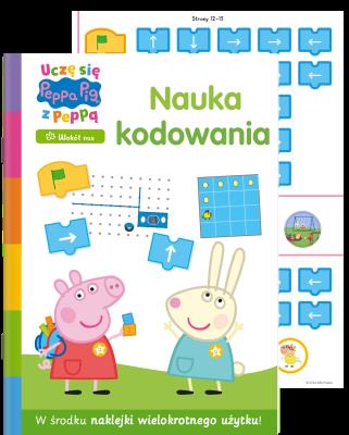 Okładka książki Peppa Pig. Uczę się z Peppą. Nauka kodowania cz. 1