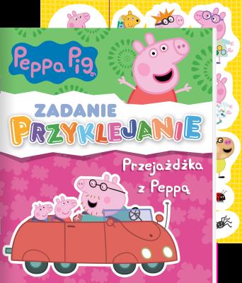 Peppa Pig. Zadanie Przyklejanie cz.5. Autor:   Praca zbiorowa. SmakLiter.pl Okładka książki Peppa Pig. Zadanie Przyklejanie cz.5