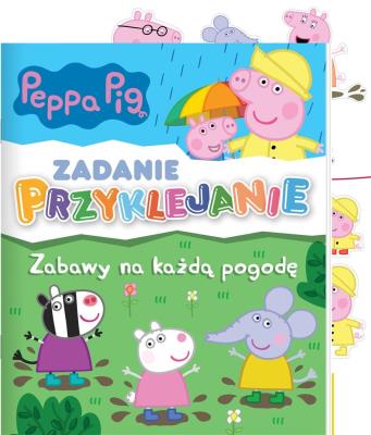 Okładka książki Peppa Pig. Zadanie Przyklejanie