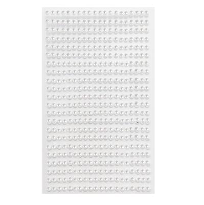 Opakowanie Perełki samoprzylepne 4mm 440szt. opalescent white