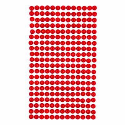 Opakowanie Perełki samoprzylepne 6mm 260szt. red