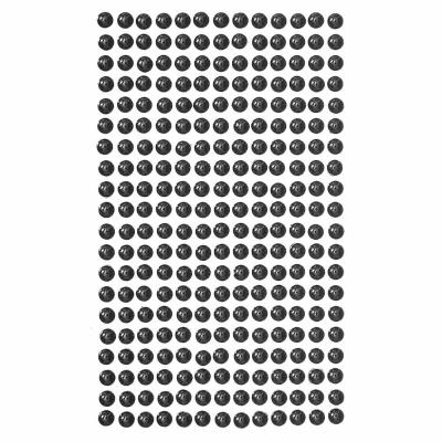 Opakowanie Perełki samoprzylepne black 6mm 260szt