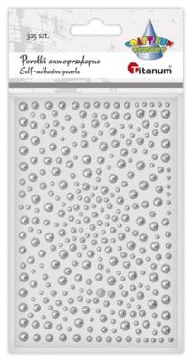 Opakowanie Perełki samoprzylepne okrągłe białe 325szt
