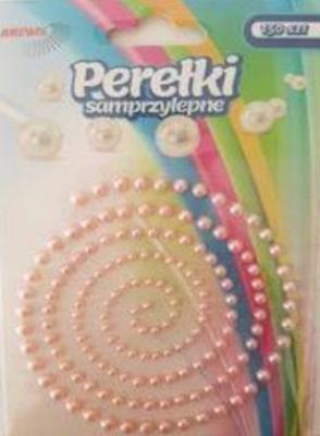 Perełki samoprzylepne różowe. Wydawca: Brewis. SmakLiter.pl Opakowanie Perełki samoprzylepne różowe