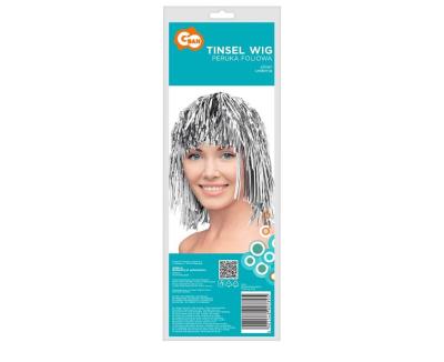 Opakowanie Peruka foliowa srebrna