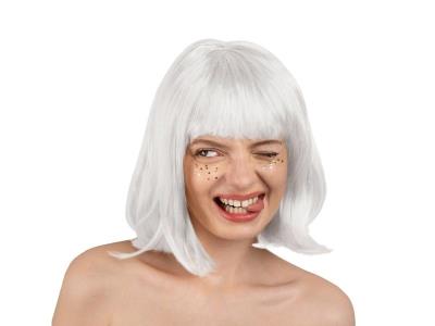 Opakowanie Peruka Kleopatra biała