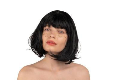 Opakowanie Peruka Kleopatra czarna