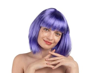 Opakowanie Peruka Kleopatra fioletowa