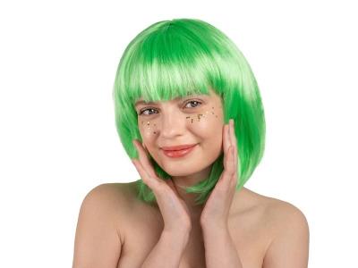 Opakowanie Peruka Kleopatra neonowa zielona
