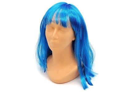 Opakowanie Peruka niebieska z grzywką