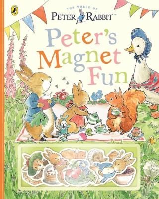 Peter Rabbit: Peter's Magnet Fun. Autor: Potter Beatrix. SmakLiter.pl Okładka książki Peter Rabbit: Peter's Magnet Fun