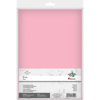 Opakowanie Pianka A4 5szt. jasnoróżowa