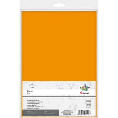 Opakowanie Pianka A4 5szt. pomarańczowa