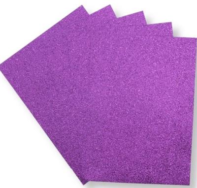 Opakowanie Pianka brokatowa fioletowa 21x29,7cm 5szt