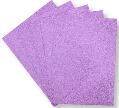 Opakowanie Pianka brokatowa lawendowa 21x29,7cm 5szt