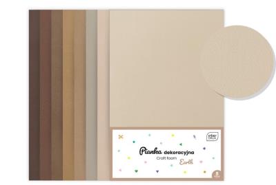 Opakowanie Pianka dekoracyjna 8szt Earth