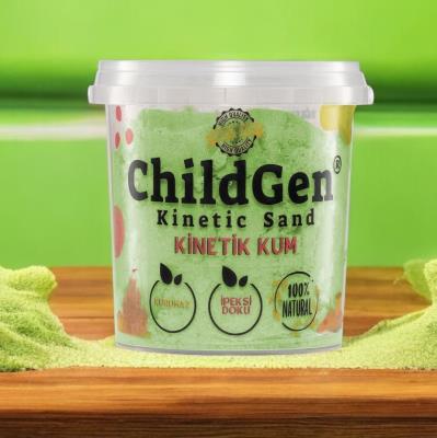 Opakowanie Piasek kinetyczny naturalny zielony 500g