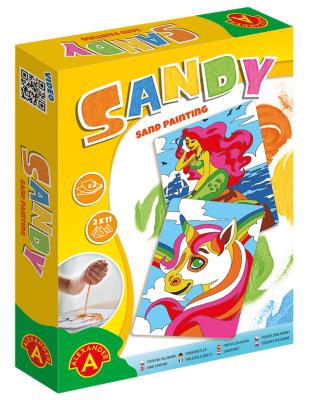 Opakowanie Piaskowe malowanki Sandy syrenka, jednorożec