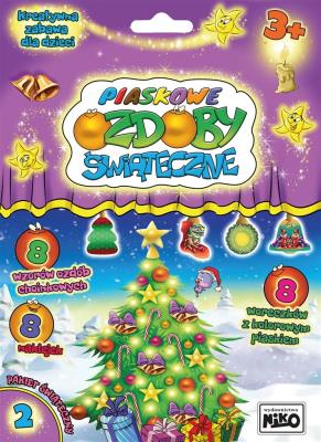 Okładka książki Piaskowe ozdoby świąteczne. Pakiet nr 2