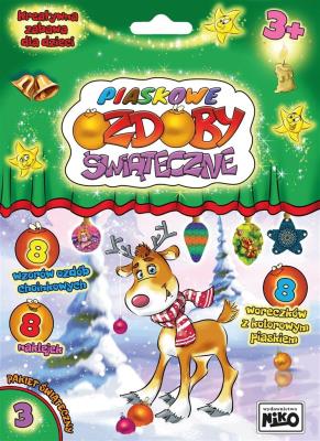 Okładka książki Piaskowe ozdoby świąteczne. Pakiet nr 3