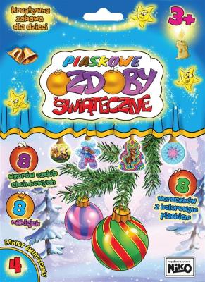 Okładka książki Piaskowe ozdoby świąteczne. Pakiet nr 4