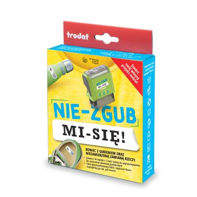 Opakowanie Pieczątka do znakowania rzeczy osobistych nie-zgub mi-się zestaw z drukarenką Trodat