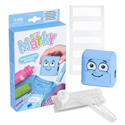 Opakowanie Pieczątka Drukarenka Diy Marky do odzieży niebieska